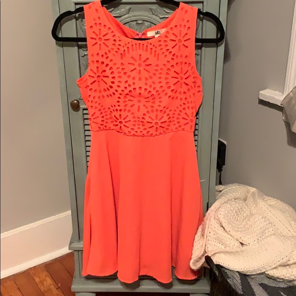 Bright pink ya dress